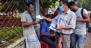 মাস্ক পরুন, সুস্থ থাকুন, অন্যকে মাস্ক পরিধানে উৎসাহিত করুন—শহীদ রাসেল ব্রিগেড