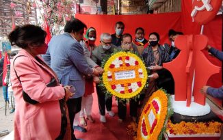 পল্টন শহীদদের স্মৃতির প্রতি ওয়ার্কার্স পার্টির শ্রদ্ধা নিবেদন